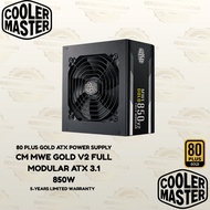 [COOLER MASTER MWE 750W / 850W 80 PLUS GOLD V2] FULL MODULAR POWER SUPPLY PSU
