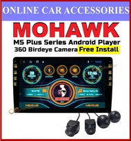 Free Install Free 360 Camera Mohawk Ms Plus Series Car Android player With 3D 360 Reverse Camera