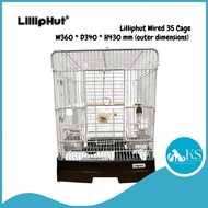 Liliphut Bird Cage 35 Wired - Black - Bird Accessories