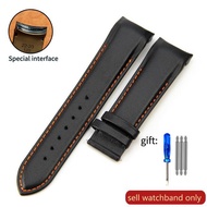 Genuine Leather Watch Strap for Tissot Couturier T035 Watchband Mens 1853 T035627 T035617 T035407 Arc Mouth Belt 22mm 23mm 24mm