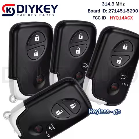 DIYKEY Smart Card Remote Key Fob 314.3MHz for Lexus RX350 RX450h CT200h LS460 HS250h LS600h GX460 Bo