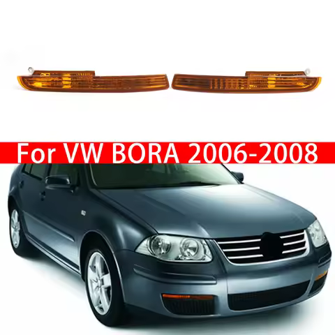 For VW Bora 2006-2008 Turn Signal Housing Front Bumper Light Housing Direction Light Decorative Cove