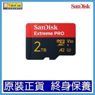 SanDisk - 2TB (200MB/sR 150MB/sW) Extreme Pro 4K microSDXC A2 V30 UHS-I/U3 (SDSQXCD-2T00-GN6MA) 6196