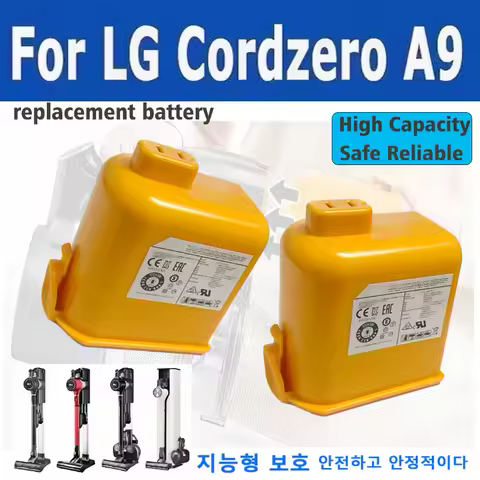 6.0 Rechargeable Battery for LG Cord Zero Battery LG A9 Series Vacuum Battery Pack