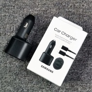 Samsung S25 S24 Plus 45W Super Fast Charging 2.0 Car Charger 5A Type C Cable For Galaxy Z Flip Fold 