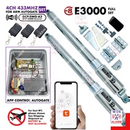 E8 E3000 620MM ( 4CH 433MHZ A3 )    ( FULL SET )   SWING ARM AUTOGATE HEAVY DUTY DREAM ARM AUTO GATE