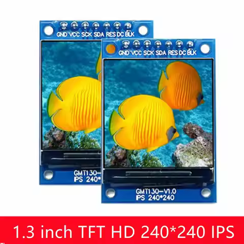 IPS 1.3 Inch 3.3V 7PIN SPI HD Full Color TFT Display Screen ST7789 Drive IC 240*240 LCD OLED Display
