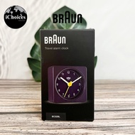 Braun _ Classic Travel Alarm Clock Model BC02 นาฬิกาปลุก ขนาดกะทัดรัด Classic Analogue Alarm Clock