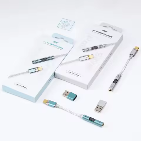 NICEHCK NK1 MAX Type-C To 3.5mm HIFI Portable Adapter Cable CX31993 Decoding Chip MAX97220 OP-AMP DA