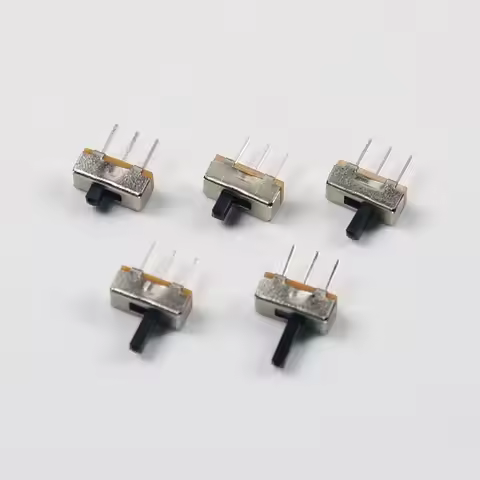 10-100PCS SS-12D00 On-off Switch Mini Sliding Switch 3Pin 1P2T High Quality Position 2 Offide Fist L