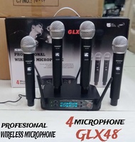 SHURE GLX48 Mic Wireless  4 Channel Murah 4 Pcs Microphone