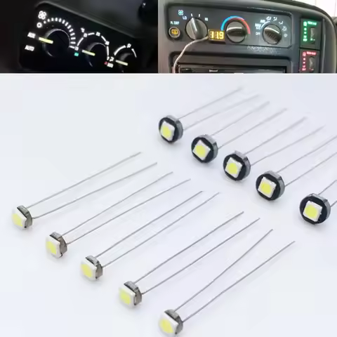 10PCS T1 T3 T4.2 T4.7 T5 Car Bulb LED Lights12V 1SMD Instrument cluster lamp indicator central contr