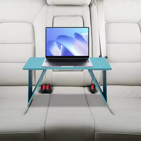 Portable Foldable Laptop Bed Desk Folable Bed Laptop Table Folding Lap Desk with Angle Adjustable 44