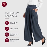 EMAX Seluar Perempuan Palazo Ayra Office Casual Loose Pants Plus Size M-4XL