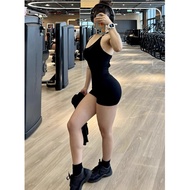 Gym yoga jumpsuit knitted with thick padding jl02