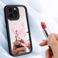 HP Phone Case with mirror - Universal for OPPO A16 A16S A54S A16K A16E A17 A17K A8 A31-2020 A38 A18 