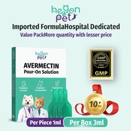 HEGEN PET Tick And Flea Spot Treatment For Cats & Dogs Repellent Anti-Flea Anti-Itching Dewormer