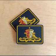 Patch Rubber Logo Armed Kotak TNI AD / Patch Rubber TNI AD
