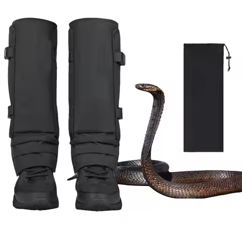 Snake Leg Guards Anti-Snake Gaiters Waterproof Breathable Snake Guards Snake Bite Protection Snake P