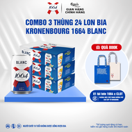1664 Blanc x CLOT - Combo Thùng 24 lon bia Pháp 330ml - Beer Pháp hảo hạng