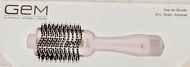 GEM Hot Air Styling Brush for Dry - Style - Volume for Dry Style Blow Dryer Brush, Baby Pink