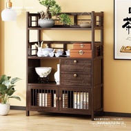 Tea Cabinet Tea Leaves Tea Table Storage Rack Tea Cabinet Side Cabinet Storage Cabinet Office Home T