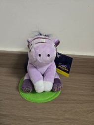 馬會 小馬毛公仔 鎖匙扣 （紫色 綠草地款）
