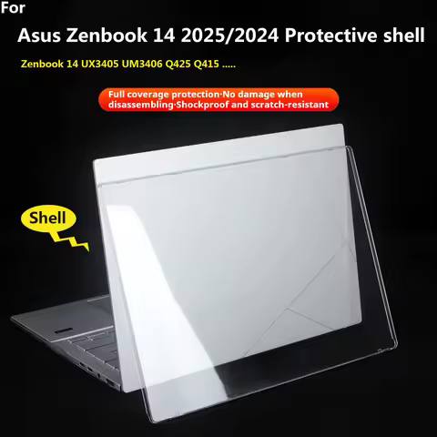 High-transparent protective shell For ASUS Zenbook 14‌ OLED 2025/2024 Notebook anti-falling case UX3