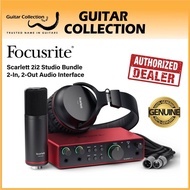 Focusrite Scarlett 2i2 Studio Pack | 2-In / 2-Out Audio Interface w/ Microphone & Headphone | 4th Ge