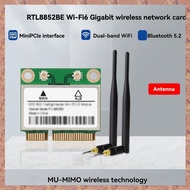 RTL8852BE Wifi 6 Gigabit Dual-Band Wireless Network Card Adapter Bluetooth 5.2 802.11AX Standard