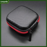 lA Portable Mini Zipper Square Hard Aseismic Moisture proof Headphone Bag Storage Box Headset Case for SD TF Cards