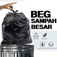 100pcs 20L/30L/50L/100L/120L/240L Size Garbage Bag/Beg Sampah/Rubbish Bag/Big Size Garbage Bag