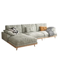 Lafloria Home Decor Oak Linen Sofa