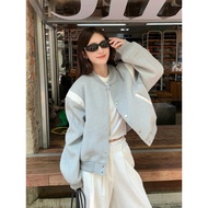 Women's Fall Baseball Uniform Jacket - Light Loose Top for Autumn 2025