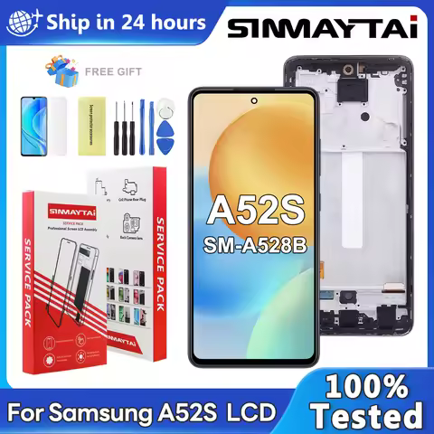 TFT For Samsung Galaxy A52S A528 A528B A528M A528B/DS LCD Display Touch Screen Digitizer Assembly Fo
