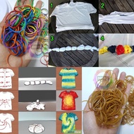 888dot Rubber Band​ For Bundle Of Tie Dye Shirts Sold 65 G.