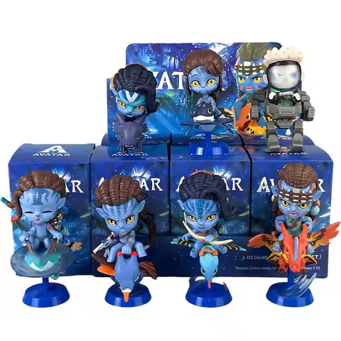 7 Styles Hot Movie Series Avatar Jack Sully Blind Box Trendy Figurines Sci-Fi Movie Merchandise Kuri