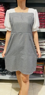 Toplyshop - COD / Mini Dres wanita korean Hanna / Dres Pesta / Dress Pensil look vintage / Dres For