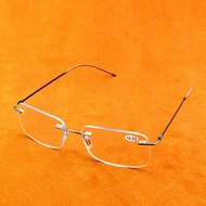 Rimless Titanium Alloy Spectacles 12-layer Coating Progressive Multifocal Lenses See Near N Far Read