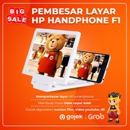 LAYAR HP Large F1 3D Screen Mobile Phone Screen Enlarger Watching Anime Movies
