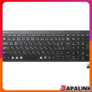 ELECOM Wireless Keyboard (Receiver Included), Pantograph, Compact Keyboard, White, TK-FDP099TWH