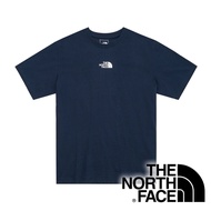 [THE NORTH FACE United States] Men Round Neck Short Sleeve Cotton T-Shirt {Navy Blue} NF0A81NA