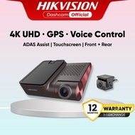[Real 4K with AI] HIKVISION G2 Pro 4K Dashcam Dual Channel, GPS & ADAS Support, Touch Screen, Crysta