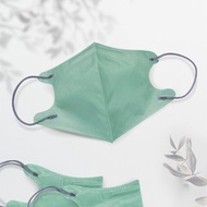 新寵兒/醫用口罩/成人立體10入/莫蘭迪系列/碧綠