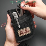 PISTACHIO EDC Tool Storage Bag, Portable Nylon Credit Card Wallet Organizer,  Mini Multipurpose EDC 