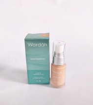 Wardah Exclusive  Liquid Foundation/alas bedak cair wardah