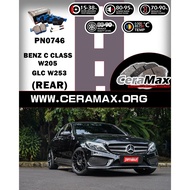 MG-PN0746 REAR BENZ C43AMG C205 W205 GLC C253 X253 CERAMAX CERAMIC BRAKE PAD