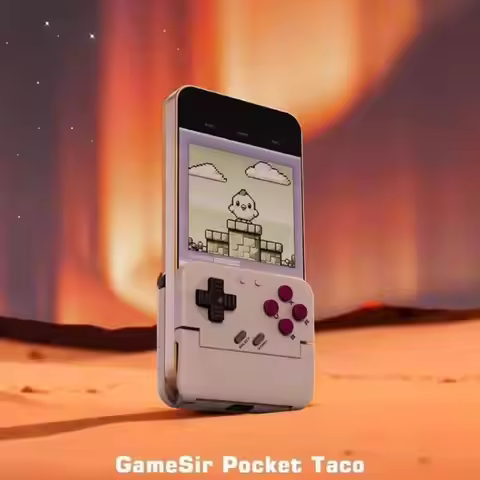 For GameSir Pocket Taco Wireless Vertical Mobile Controller Smart Power Switch For NES Instantly Tra