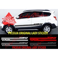 Cutting go cross car stickers, datsun go cross car stickers