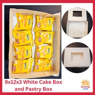 9x12x3 White Cake Box and Pastry Box